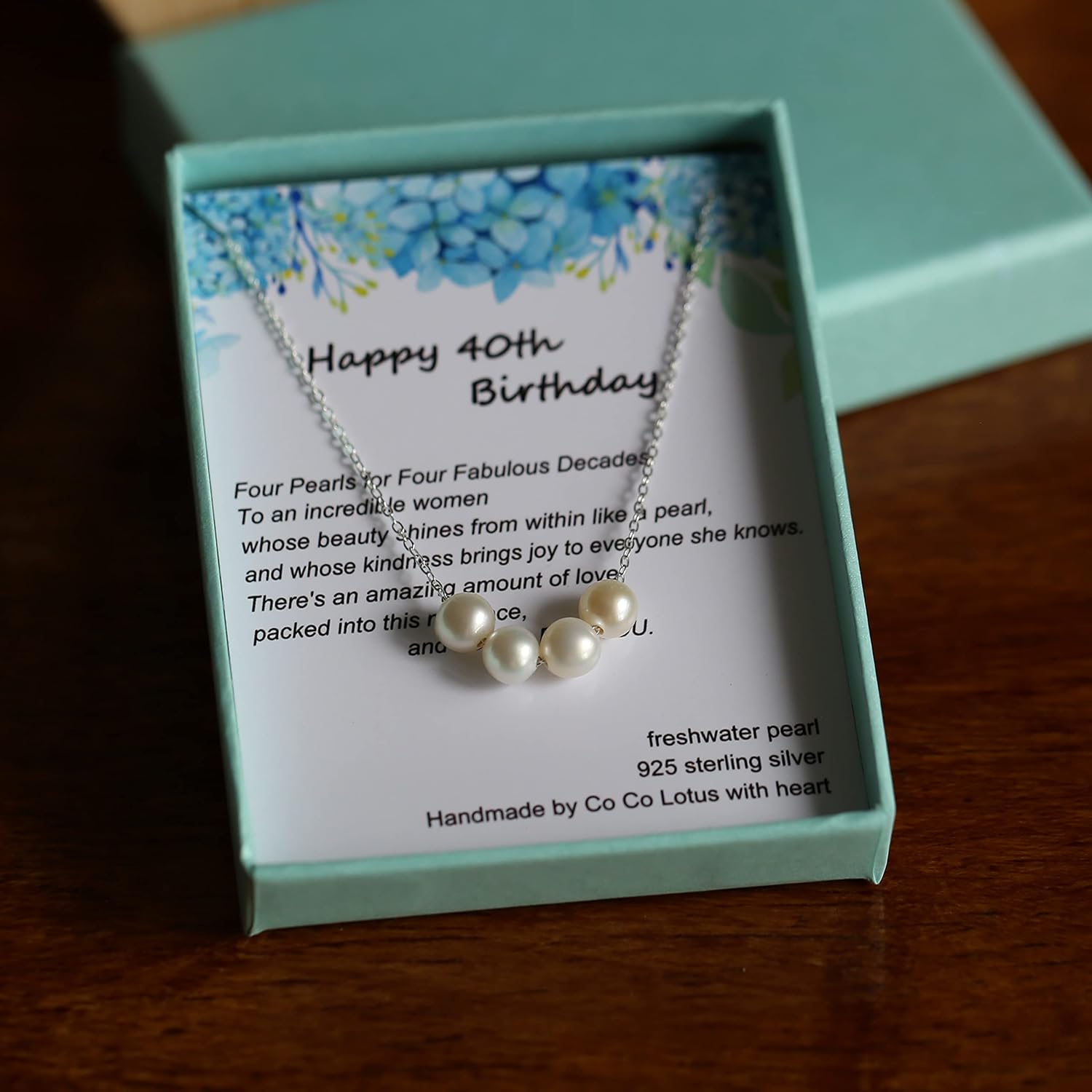 40th Birthday Gifts Women, Simple White Pearl Necklace Crafted with 6mm Freshwater Cultured Pearl and Sterling Silver Adjustable Cable Chain, Gifts for Women - Image 8