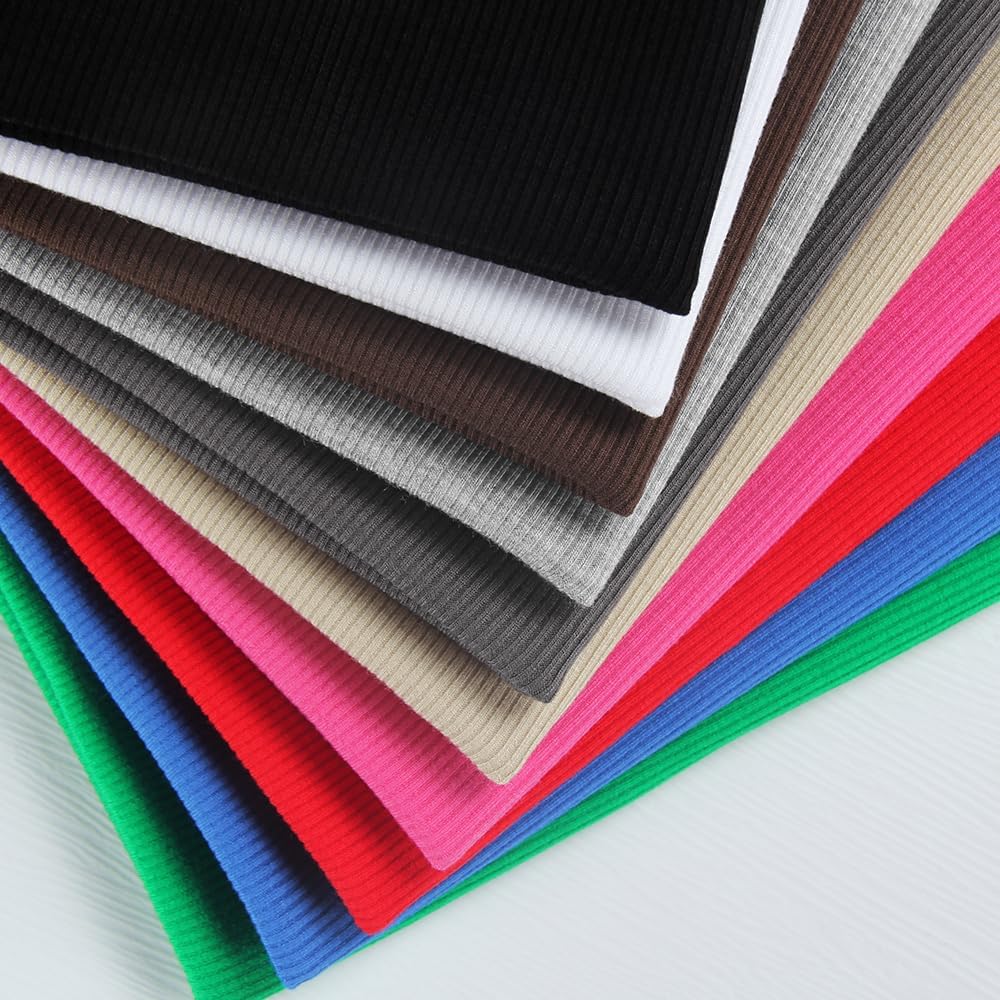 GEMBERA Womens Ribbed Long Sleeve Crewneck Casual Slim Basic Shirts Fitted Knit Tops - Image 4