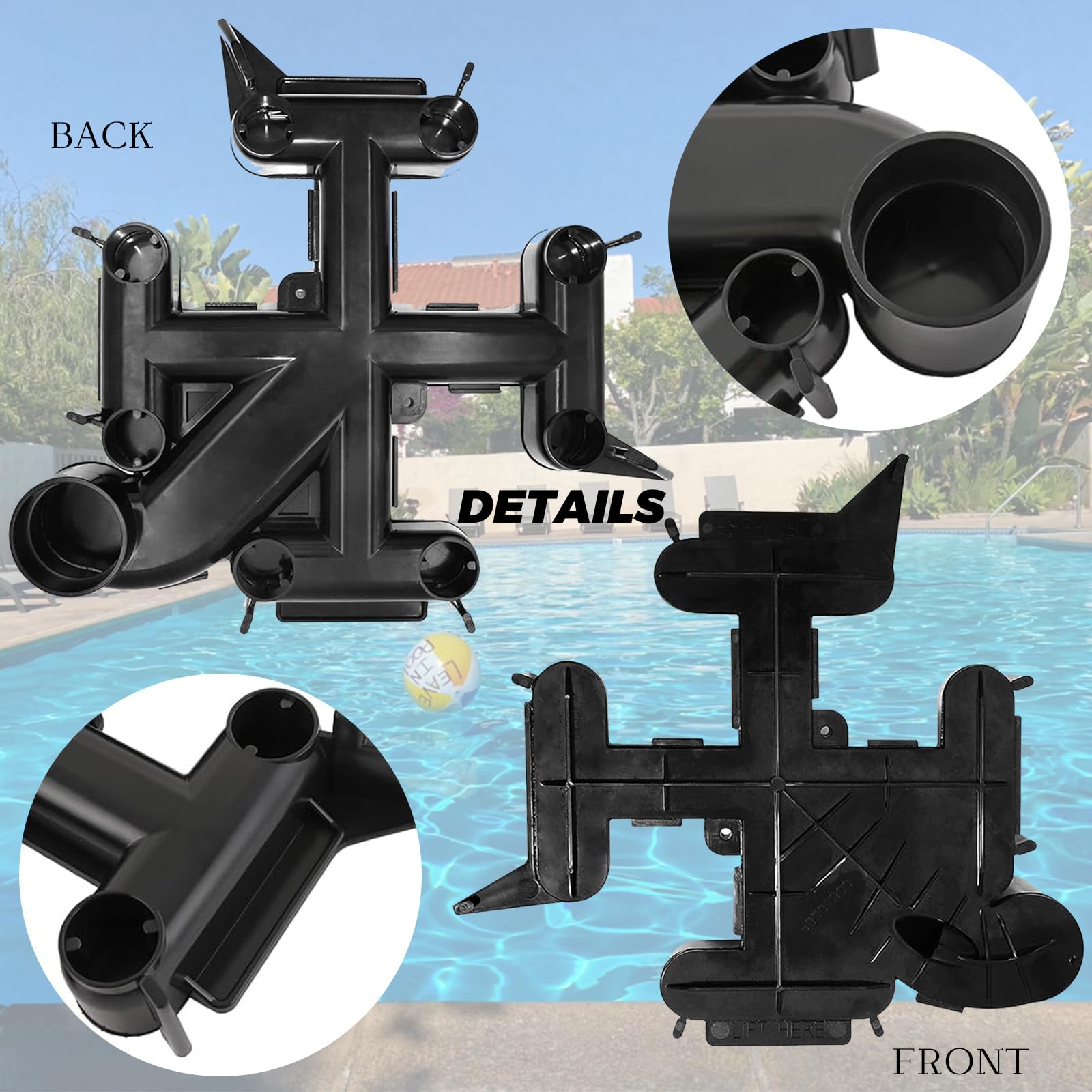 Replacement Manifold Top With Air Bleed For FNS & FNS Plus DE Pool Filters – Also Fits V38-140 & 25357-600-000