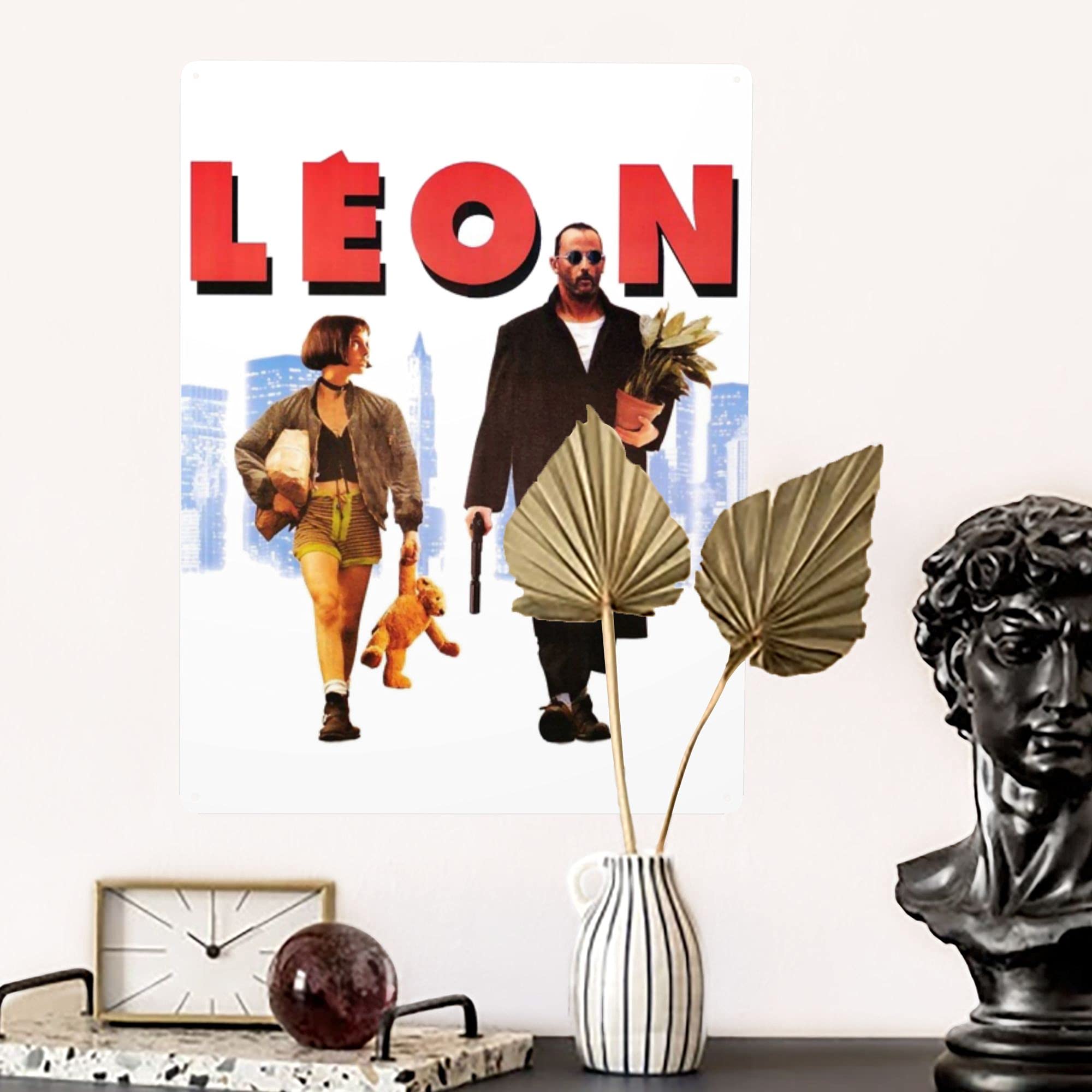 Amazon.co.jp: メタルプレート ブリキ看板 レオン マチルダ LEON 映画