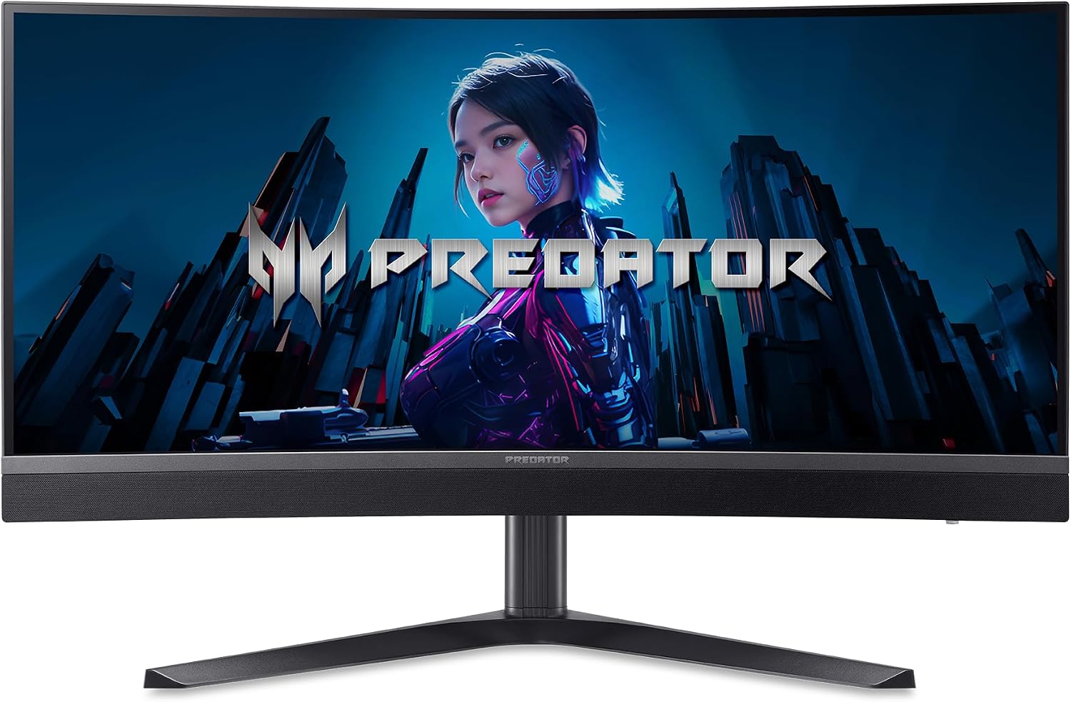Acer Predator 34in WQHD 3440x1440 Curved 200Hz Gaming Monitor X34 X0