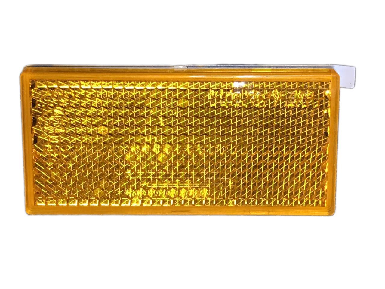 自動車用オレンジリフレクター Amazon | BULLSPANN ユニバーサルリフレクター オーバル形状