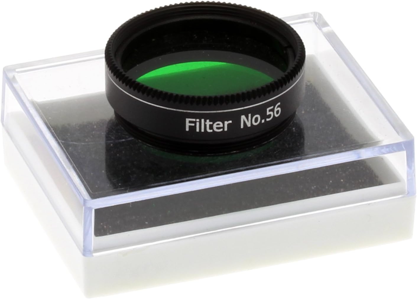 Light Green 1.25" Telescope Filter - (53% transmission) Excellent for the observation of Mars polar ice caps as well as yellow-tinted dust storms on the Martian surface - Increases contrast of the red and blue regions in Jupiter’s atmosphere as well as in the cloud belts, and is also useful for enhancing lunar detail - Includes Clear Safety Case