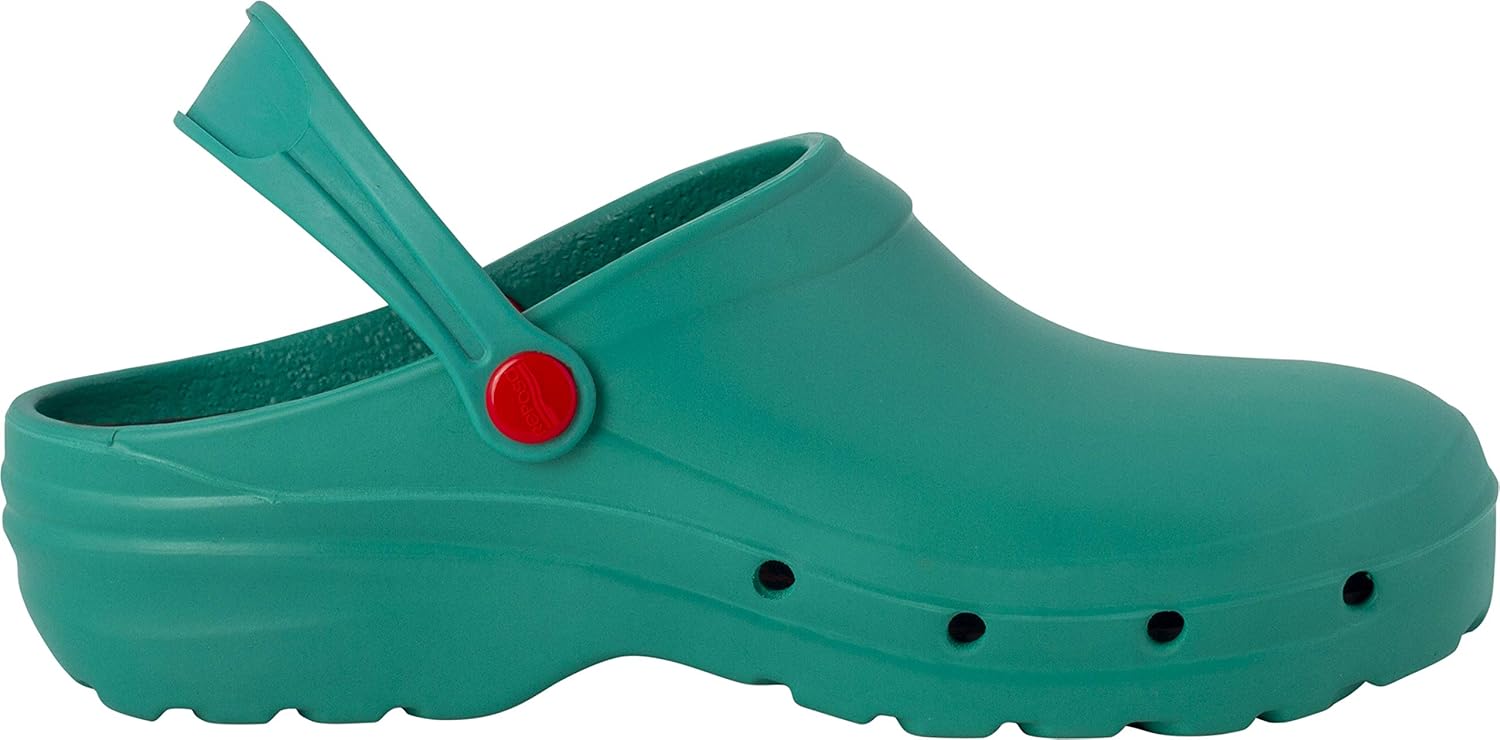 REPOSA Unisex Light Shock Clog, black, 10
