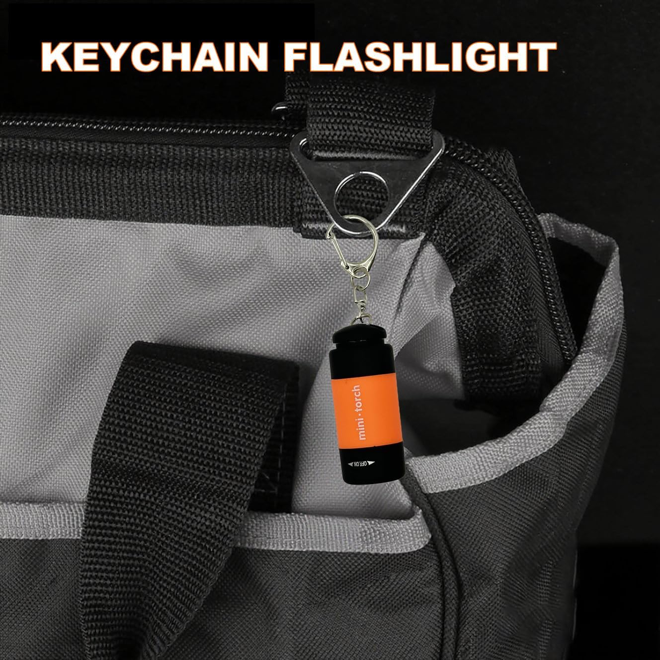 Small Flashlight LED Keychain Flashlight Rechargeable Mini Flashlight for Emergency Colorful Gift for Kids Students(12)