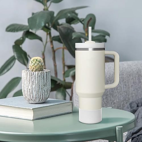 Miniatura 7 de Vmini Bota de silicona luminosa compatible con Stanley Cup de 3040 onzas y más botellas con base de 2.8 a 2.95 pulgadas, protector inferior para