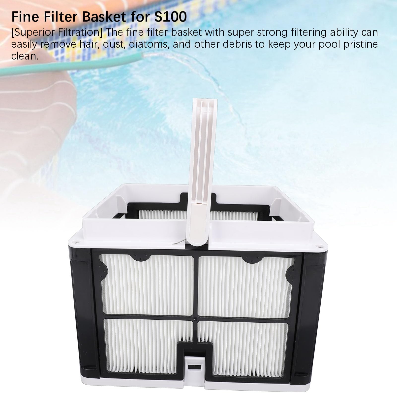 Cesta Filtro Finísimo para Limpiadores Robóticos Piscina Delfín Filtración Eficaz Limpieza Sencilla Compatible Activo 10 T15