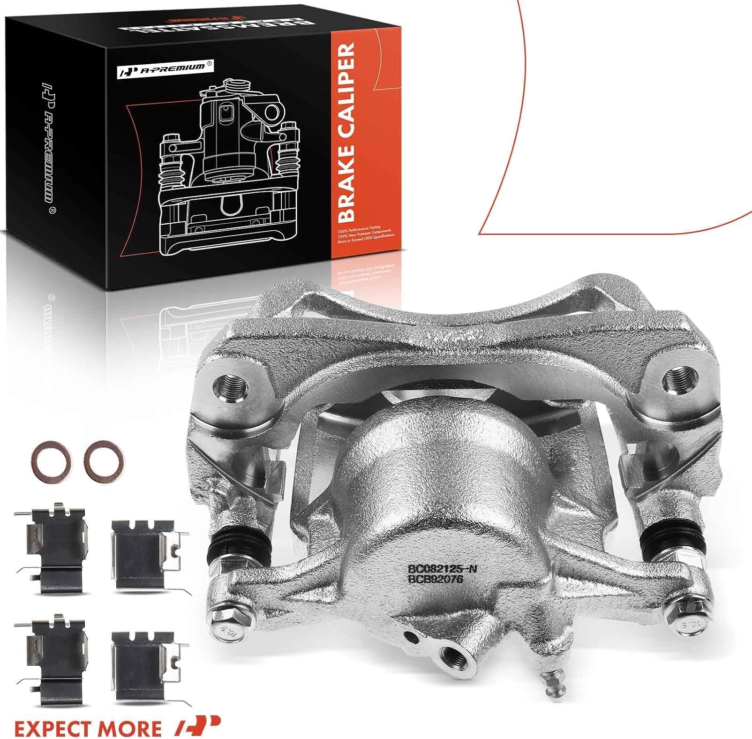 A-Premium Disc Brake Caliper Assembly with Bracket Compatible with Select Toyota Models - Camry 2000-2001, Sienna 1998-2000, L4 2.2L - Front Left Driver Side