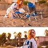 FUNKY CHAIRS Beach Star Light Plaj Şezlong Kamp Sandalye - Blue