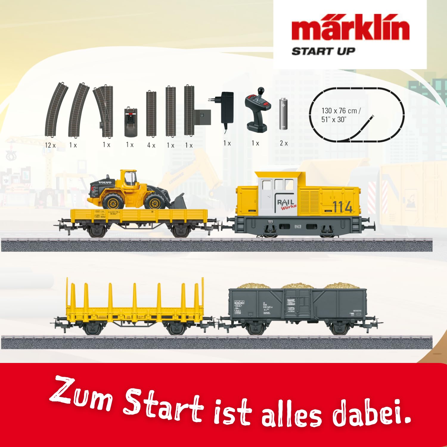 Jouet Märklin - Kit De Démarrage Pompiers - Train électrique D'occasion (EAN 4001883297521)