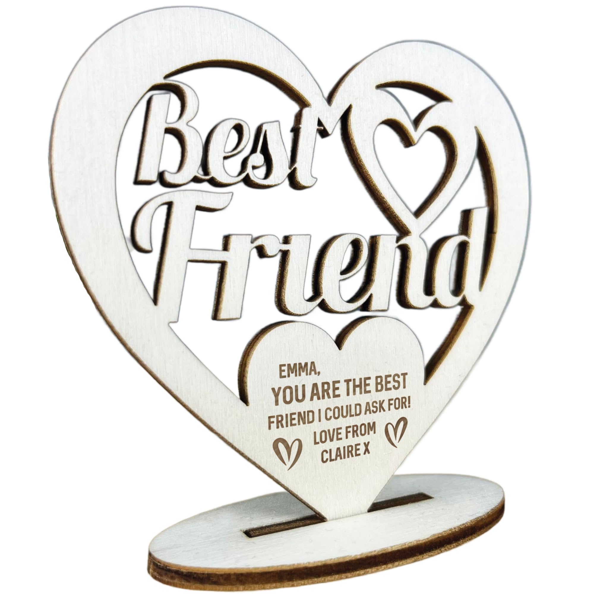 Red Ocean Personalised Best Friend | Friendship Gifts For Women | Thank You Gift For Friend | Best Friends Keepsake Gifts