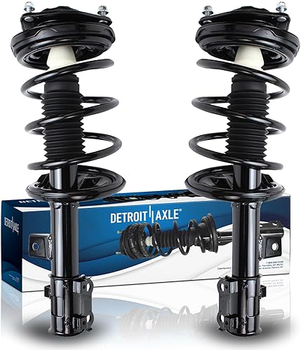 Miniatura 66 de Detroit Axle - 2 puntales delanteros para Chevrolet Aveo Aveo5 Pontiac G3 Wave, 2 puntales con suspensión de reemplazo de montaje de resorte