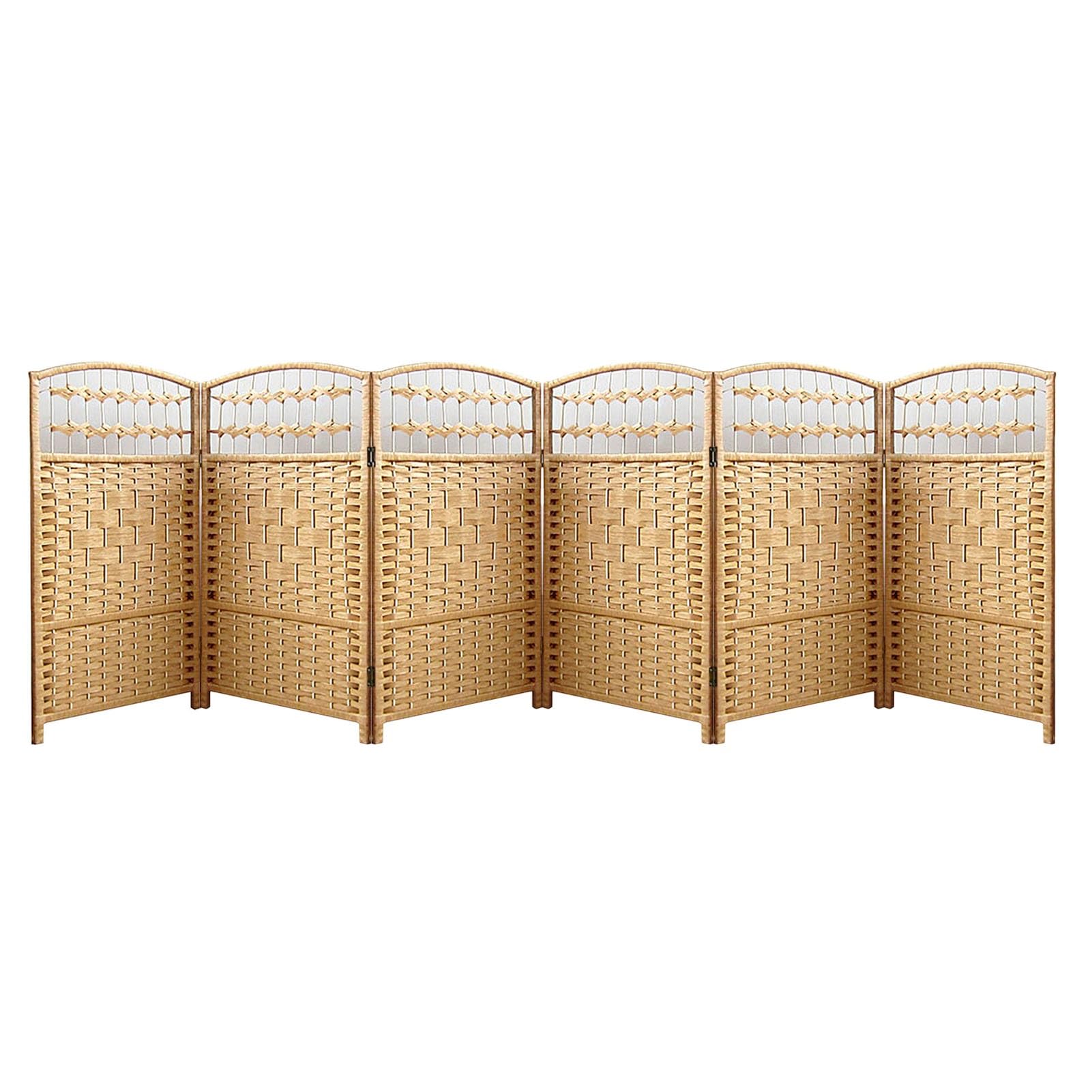 Cloison de séparation 80 cm de haut en version 6 panneaux pliables pour bureau