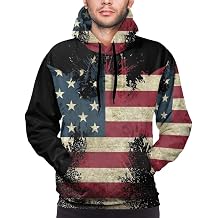 Usa Flag Unisex 3d Relistic Printed Hoodies For Men Women Cool Graphic Hooded Sweatshirt Small