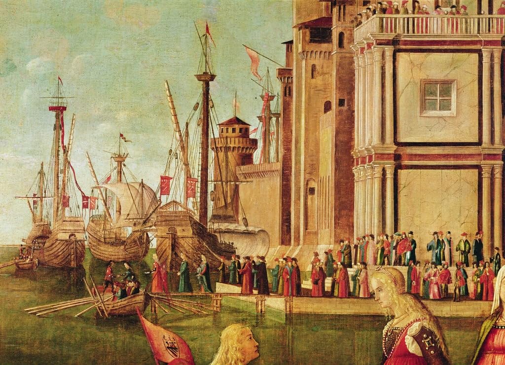 Toile d'art abstrait Vittore Carpaccio 60x90cm pour salon