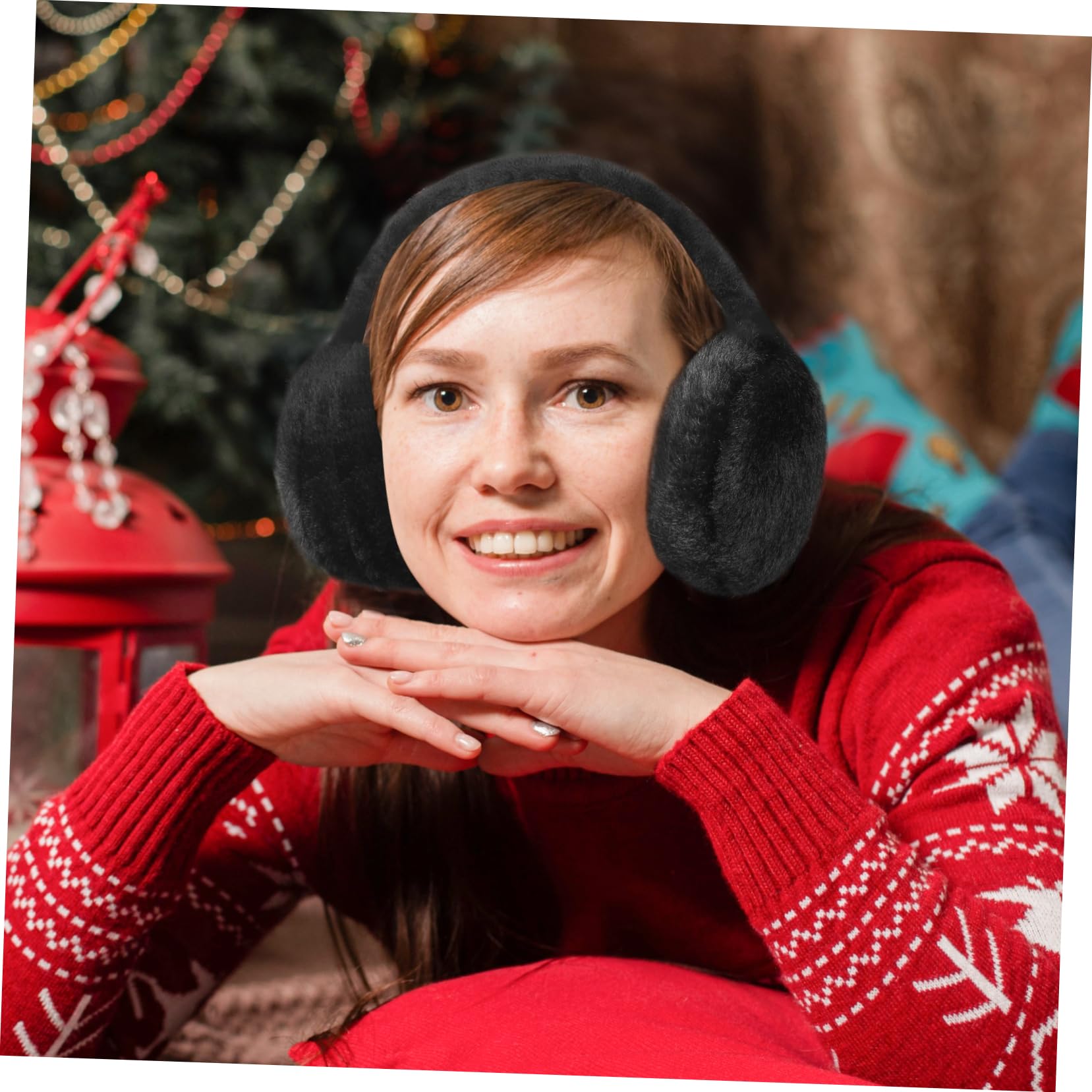 YARNOW Orejeras De Invierno Orejeras De Felpa Mullidas Y Cálidas Para Mujeres Y Niñas Color