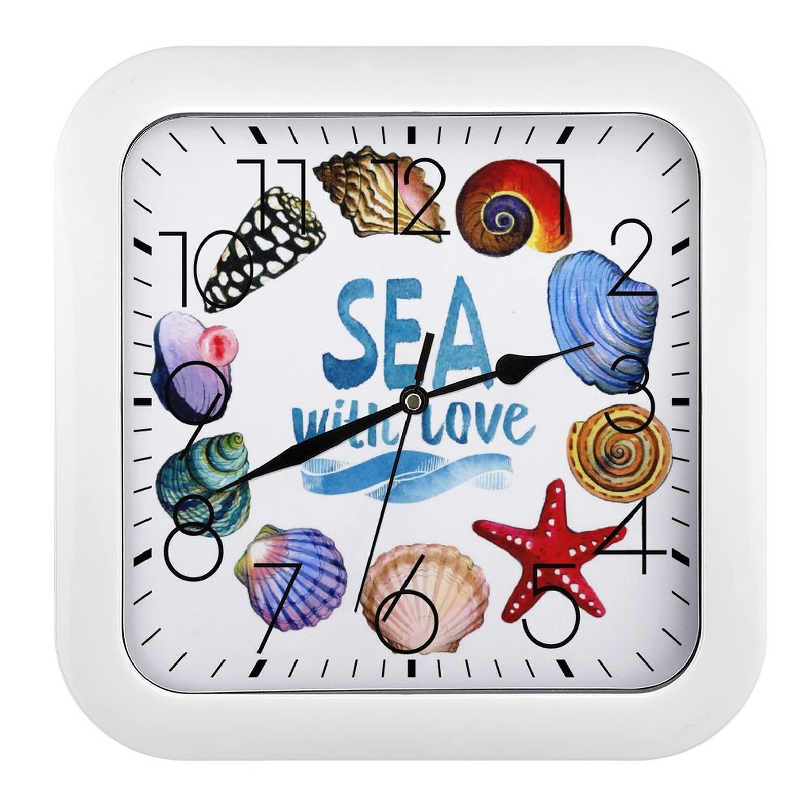 Animaux des océans pendule murale moderne pour décorer le salon