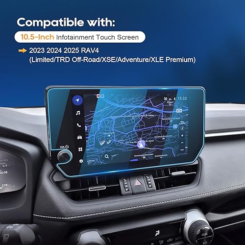 Vista 36 de LFOTPP Protector de pantalla F150 para 2015-2021 2022 2023 F*ord F 150 F150 F250 F350 F450 sync2 sync3 Coupé Hatchback 8 pulgadas navegación vidrio