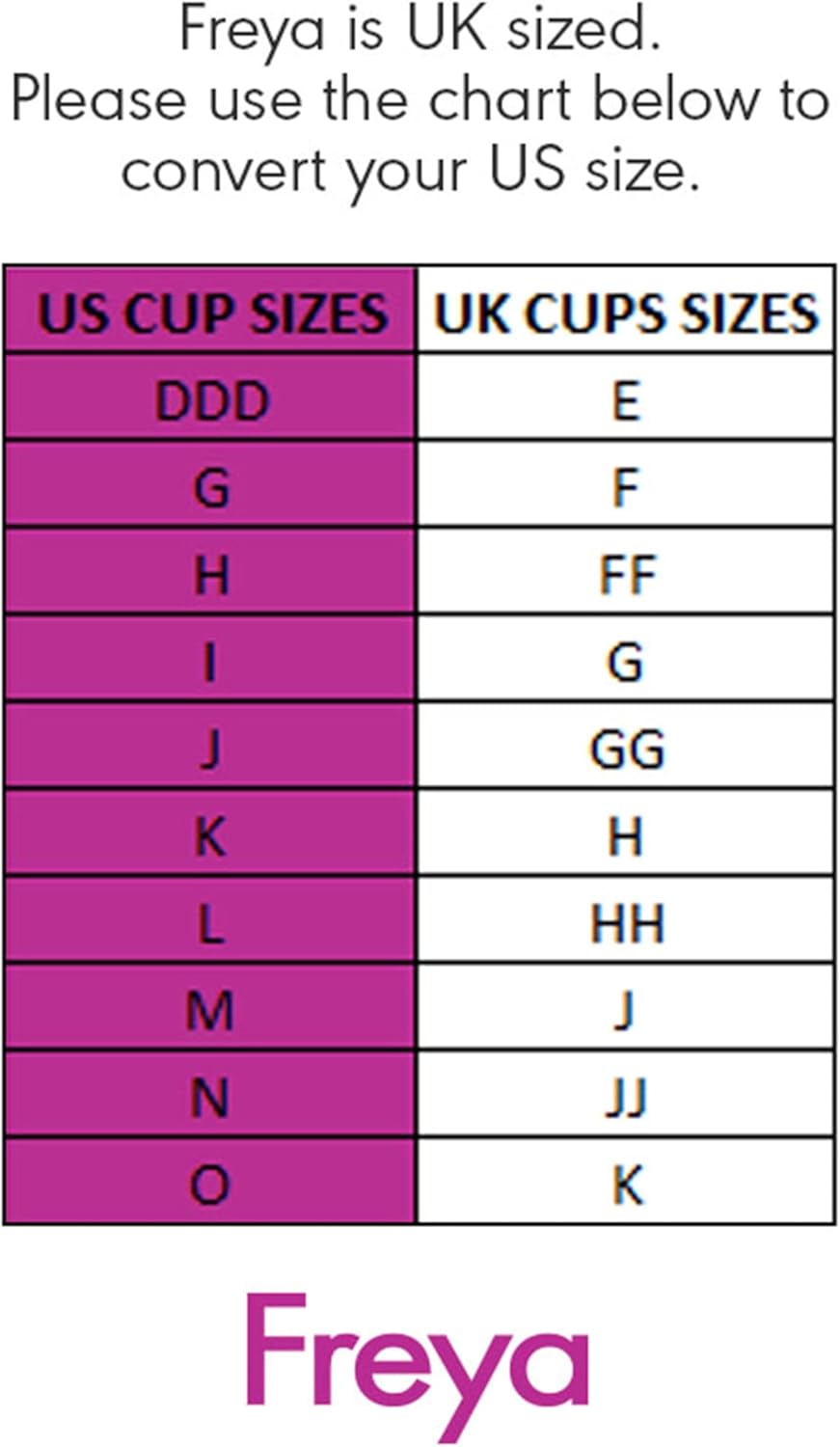 Freya Womens Love Crush Underwire Molded Plunge T-Shirt Bra - Image 8