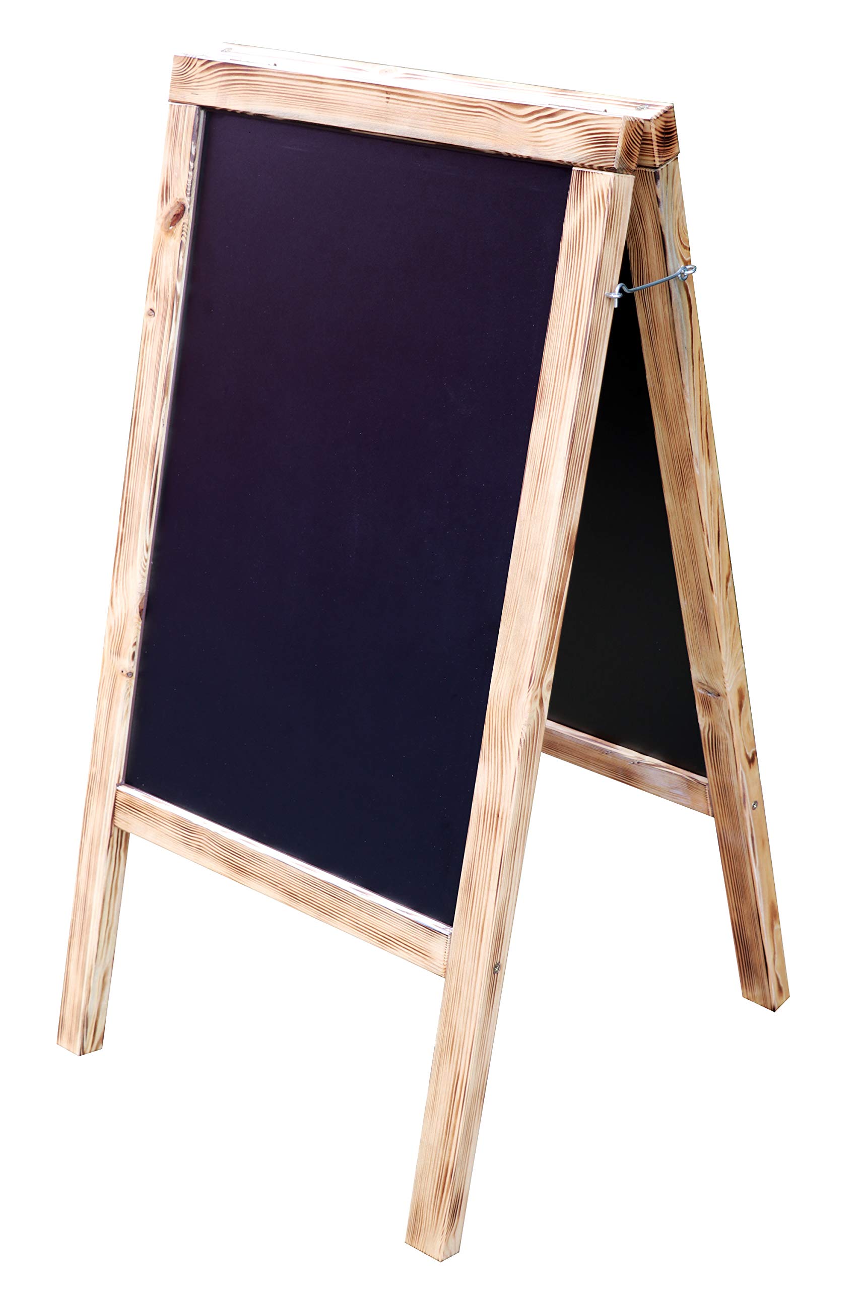 Pavement Board Wooden Blackboard A Board Weatherproof 47" x 26" 24H Courier DELIVERY to UK Main Land as Standard !!! Code Heavy (Burn) โ image 1