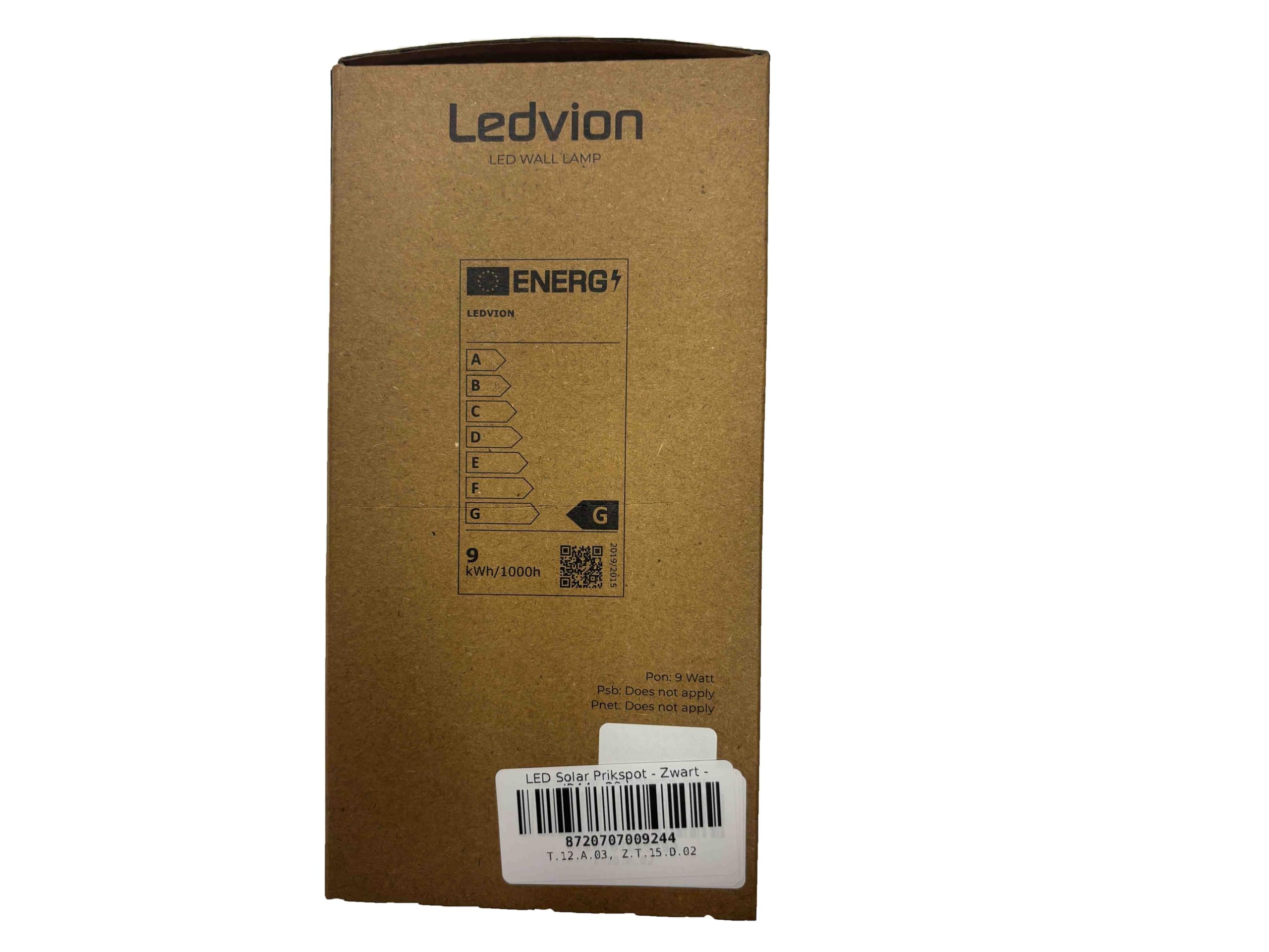 Ledvion - Faretto Solare LED da Terra, 0.29W, 3000K, IP44, Nero, Alluminio, Faretti LED per Esterno