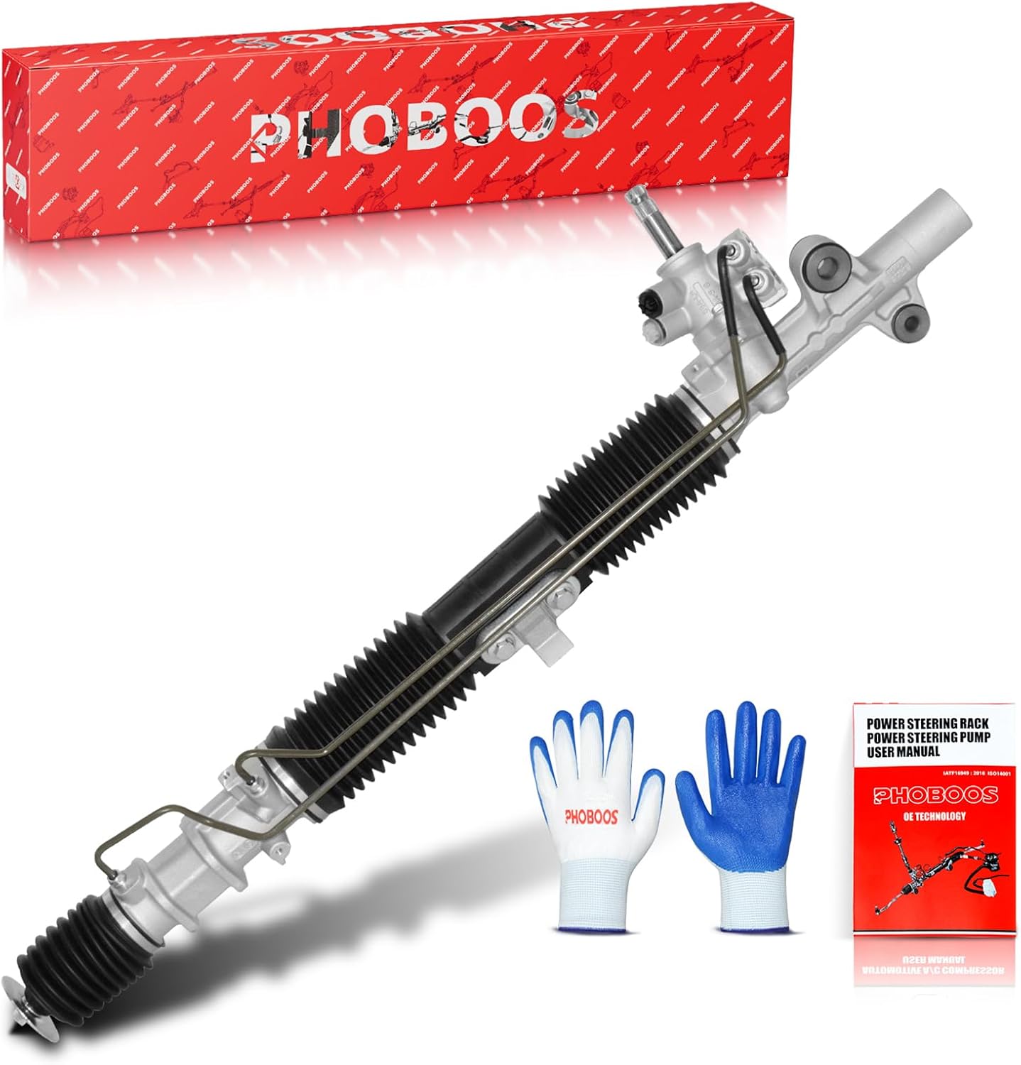 PHOBOOS Power Steering Rack and Pinion Assembly (Direct Fit)