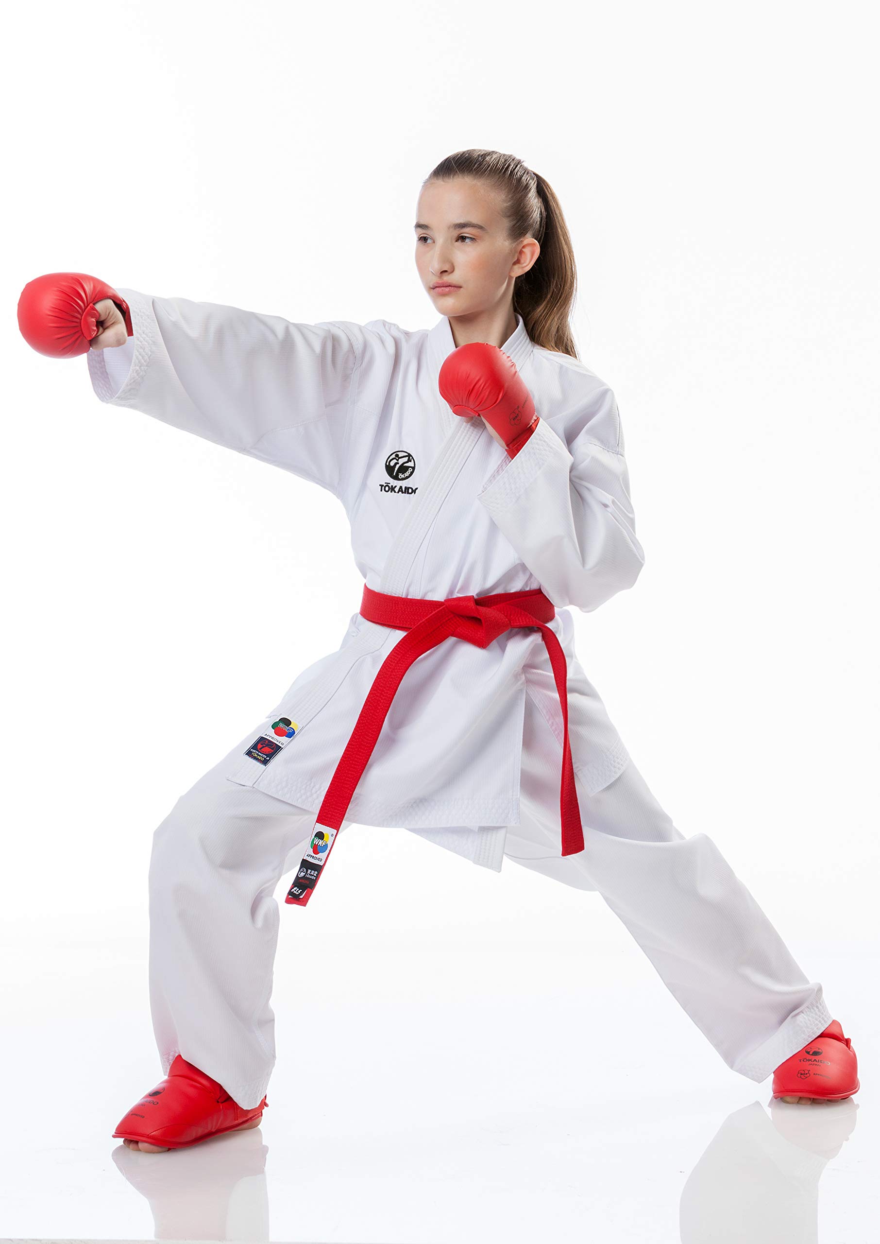 Tokaido Kumite Master Junior - Tuta da karate, unisex, colore: bianco