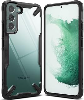 Capa Anti Impacto Ringke Modelo Fusion X Compatível com Galaxy S22 Plus (6.7 Pol) (Preto)