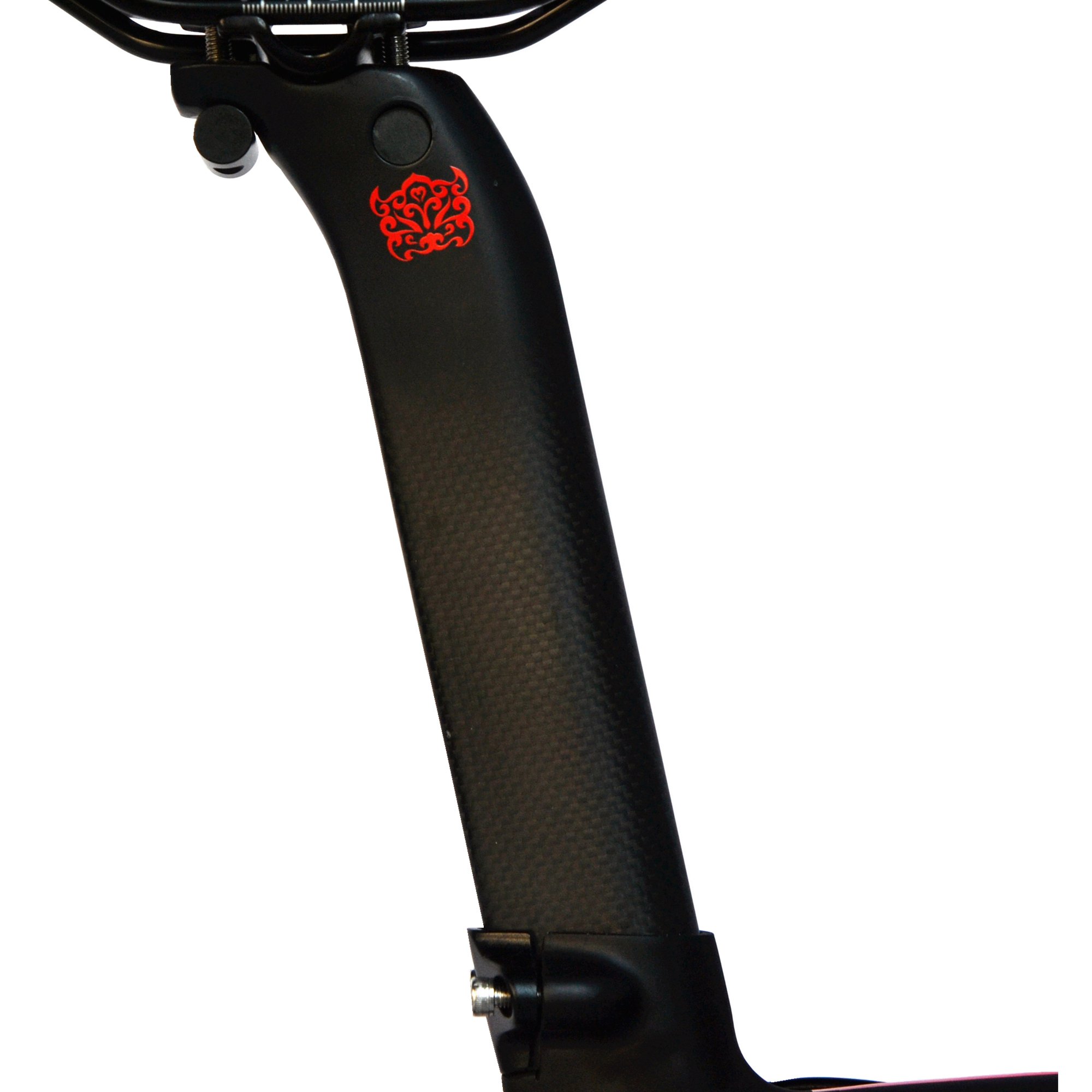 2016 700C Strada Shimano 105 Biciclette con Un Telaio 11S 5800 Bici da Corsa T800-M40 Fibra di Carbonio Aero 18.3Lbs Ultralight Cb013A-2 (Mato Nero e Rosso, 500Mm)