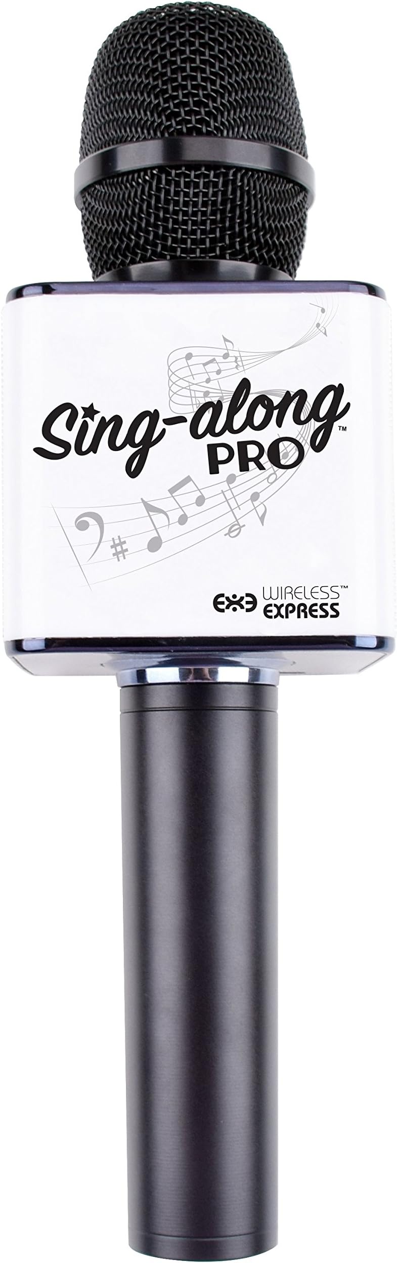 Sing-along PRO Bluetooth Karaoke Microphone and Bluetooth Stereo Speaker All-in-one (Black)