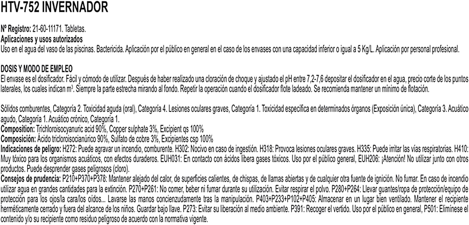 Mugar- Pack Invernada Mugar para Piscinas 2 Unidades- 4 Kilogramos- Invernaje y Mantenimiento de Piscinas