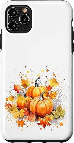 Miniatura 12 de iPhone 11 Calabaza Otoño Hojas Caídas Otoño Acción de Gracias