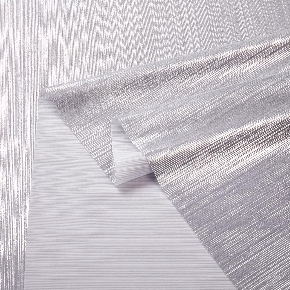 Tela de punto acanalado, suave, brillante, elástica, metálica, brillante, para vestido de baile, disfraces, vestido de boda, tela de bricolaje (10 yardas, blanco)