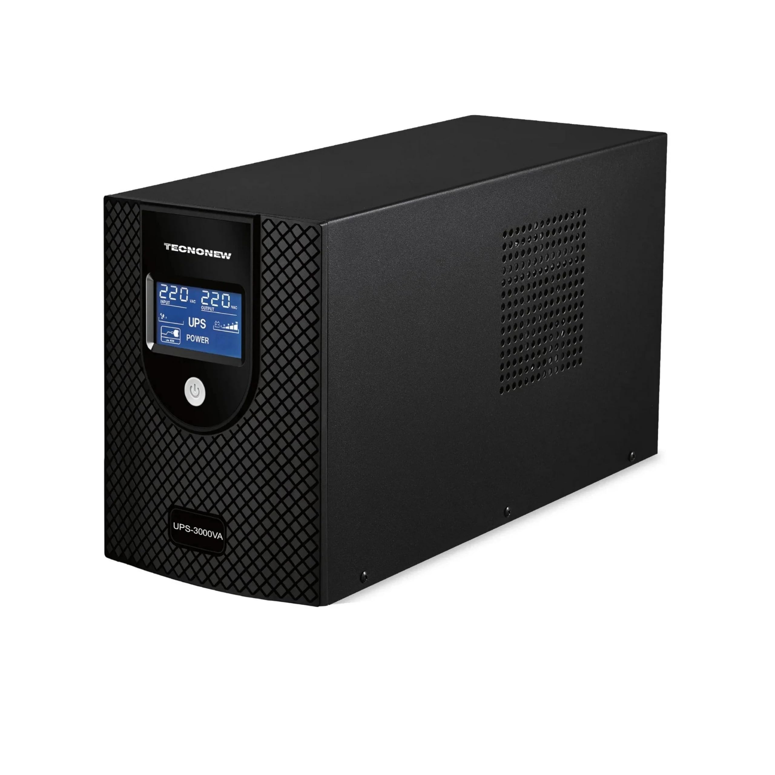 RIVELT UPS GRUPPO DI CONTINUITA' 3000 VA 1800W 4 USCITE BIVALENTI DISPLAY LCD 4 BATTERIE 12 VOLT 9 A INCLUSE