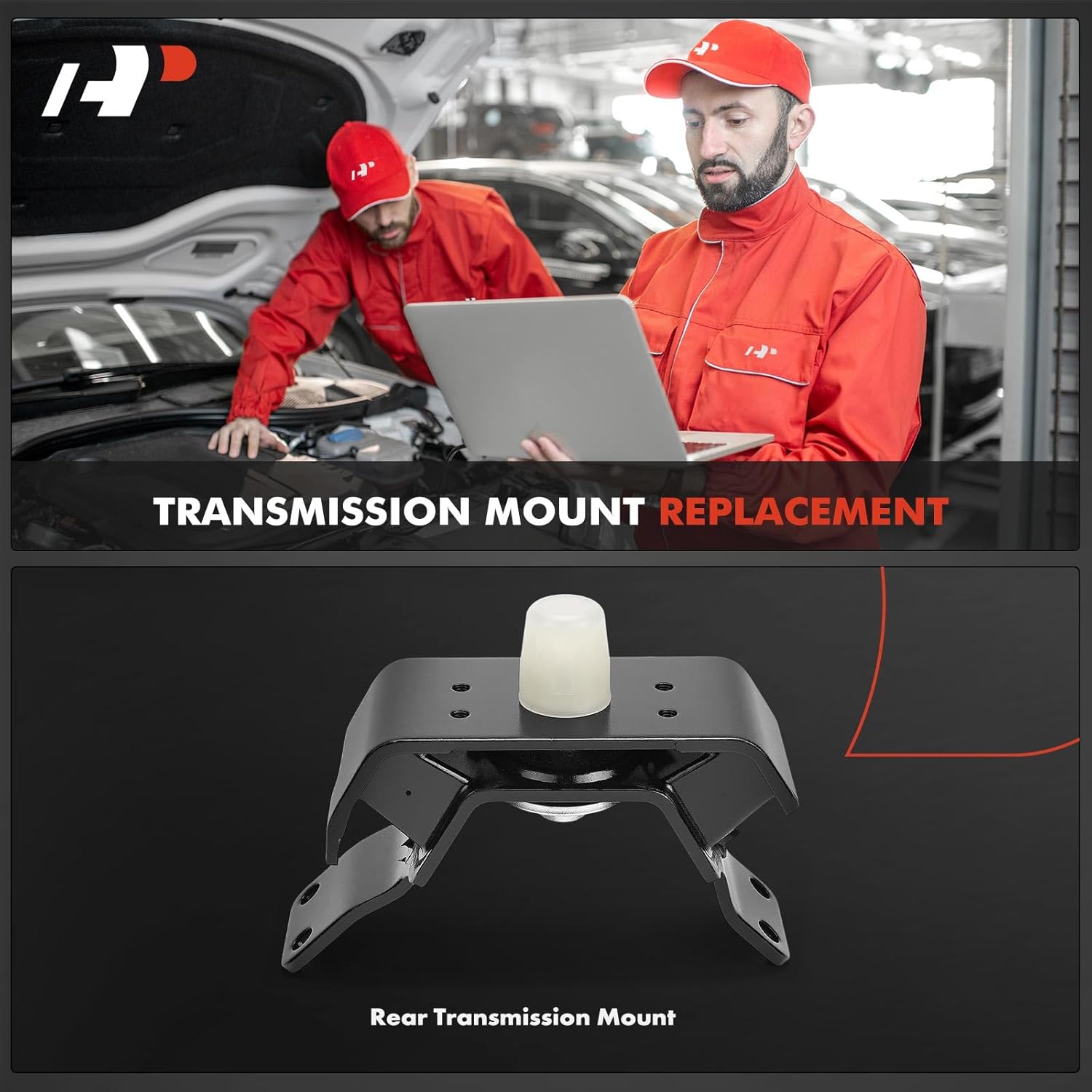 A-Premium Rear Transmission Mount Compatible with Toyota 4Runner & Lexus GX470, 2003 2004 2005 2006 2007 2008 2009, 4.7L, with Mounting Bracket