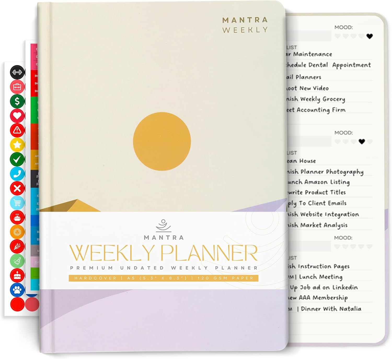2025 Planner, Daily Journal & Gratitude Journal All-In-One with To Do List, Self Care Prompts & Habit Tracker – 5.8 x 8.3 – Evening 2025 Planner, Daily Journal & Gratitude Journal All-In-One with To Do List, Self Care Prompts & Habit Tracker – 5.8 x 8.3 – Evening