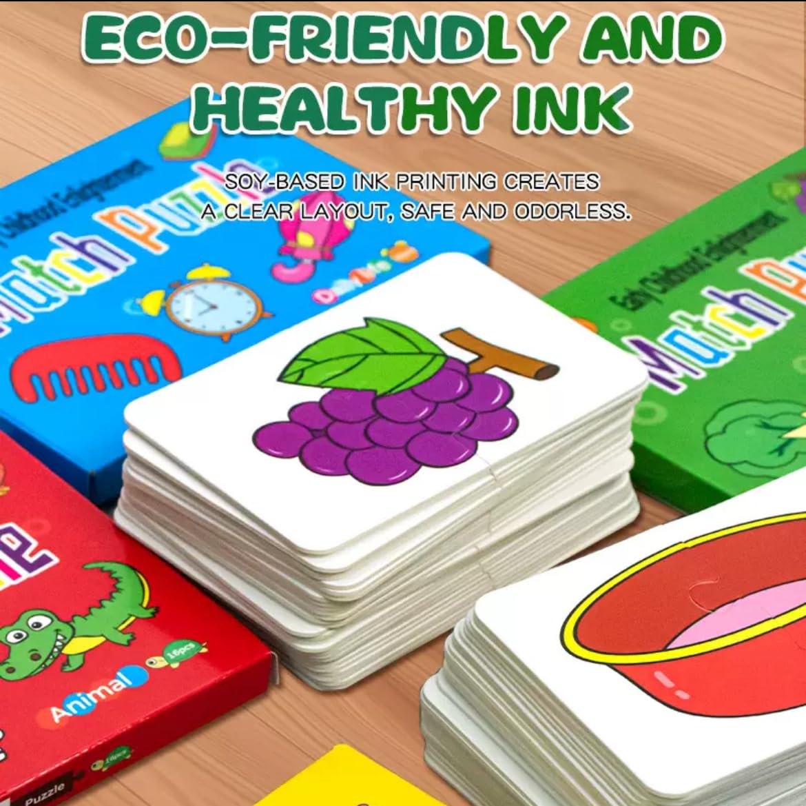 Early Learning Match Puzzle Card for Kids (Transportation), Multicolor, 39.8cm X 39.8cm - Image 3