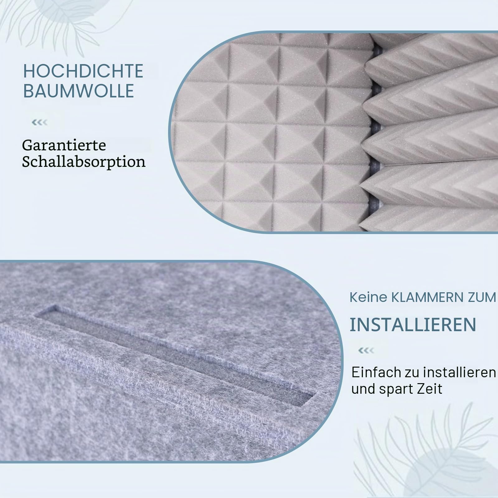 Tragbare Gesangskabine Schallschutzabdeckung, 60x60cm | Schalldichte Abdeckung, Mikrofon Schallschutz, Akustikschaumplatte, Isolationskabine, Für Studio Singen Podcast