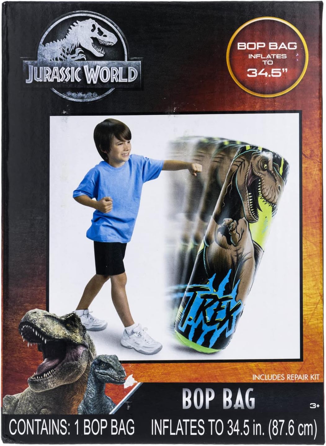 What Kids Want Superhero Inflatable Punching Bop Bag Exercise Toy (2 Styles)