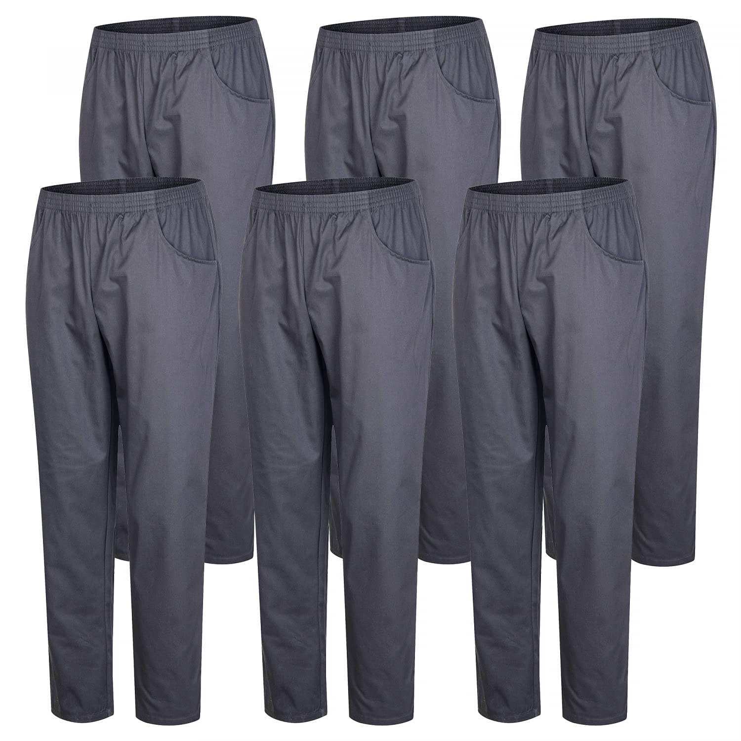 MISEMIYA Unisex Medizinische Schlupfhose (6er Pack)