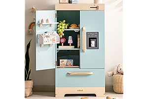 ROBUD Kids Refrigerator Pretend Play Set