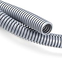 Vista 24 de ZhiYo 10 pies 1" Conducto de alambre dividido para telar, cubierta flexible para auto