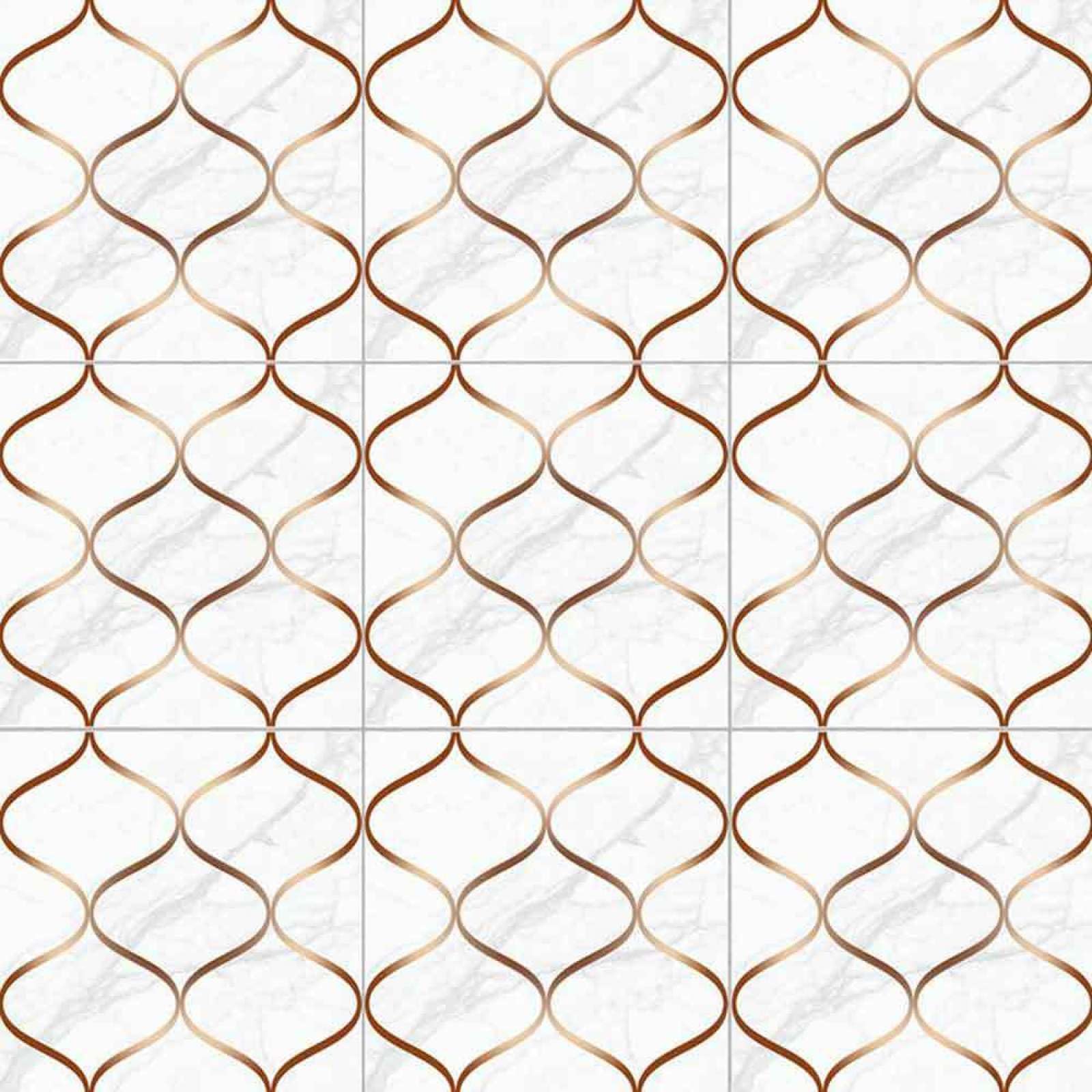 Piastrelle Adesive Cucina Modello D'Onda In Marmo Bianco Pavimento pvc Adesivo Mobili Decorazioni Piastrelle Adesive Bagno Impermeabile Resistenza all'olio Mattonelle Adesive