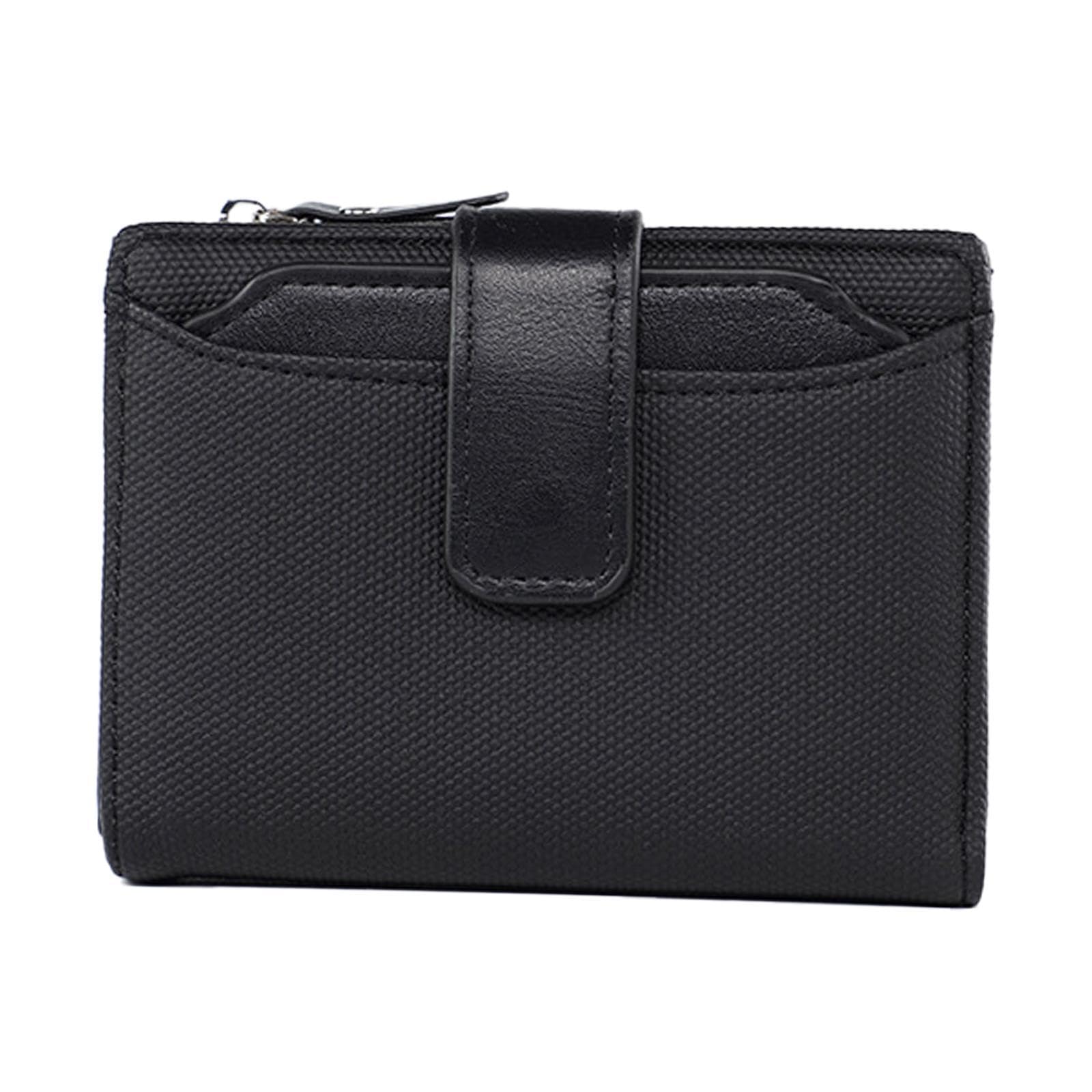 nivaa Small Wallet for Women Fashion Card Wallet for Shopping Street Business Trip Black-picture-23
