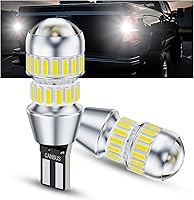 Vista 12 de AUXITO 194 Bombilla LED Ámbar Amarillo 168 2825 W5W T10 Cuña 24-SMD 3014 Chipsets Bombillas de Repuesto para Luces de Cúpula, Mapa, Placa