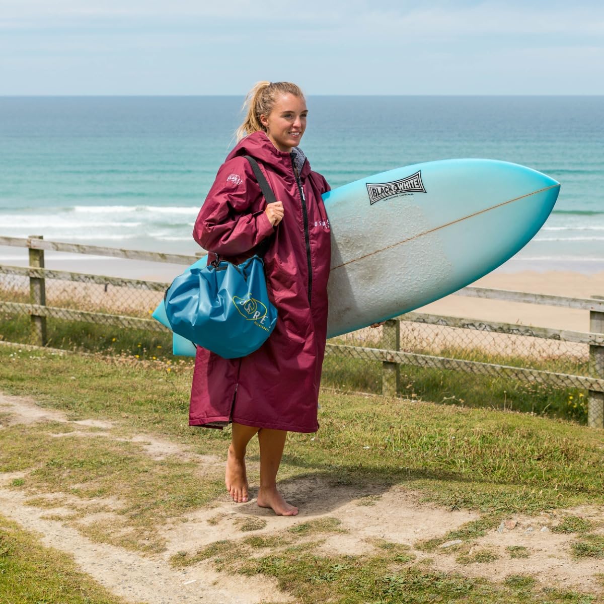 Osprey | Tapis à Langer imperméable pour Combinaison de plongée, Sac à Langer d'extérieur Portable, Pliable et résistant à l'eau, Sac de Voyage, Bleu Sarcelle, Taille Unique