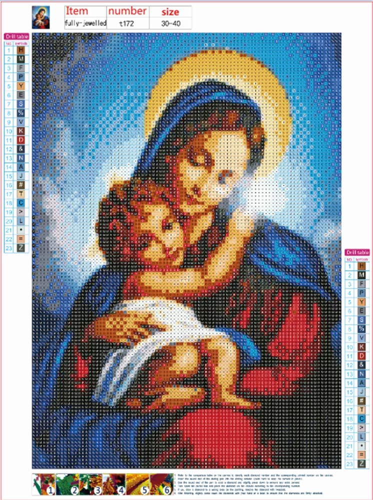 Kit per Pittura a mosaico Fai Da Te 5D Pittura con numerici