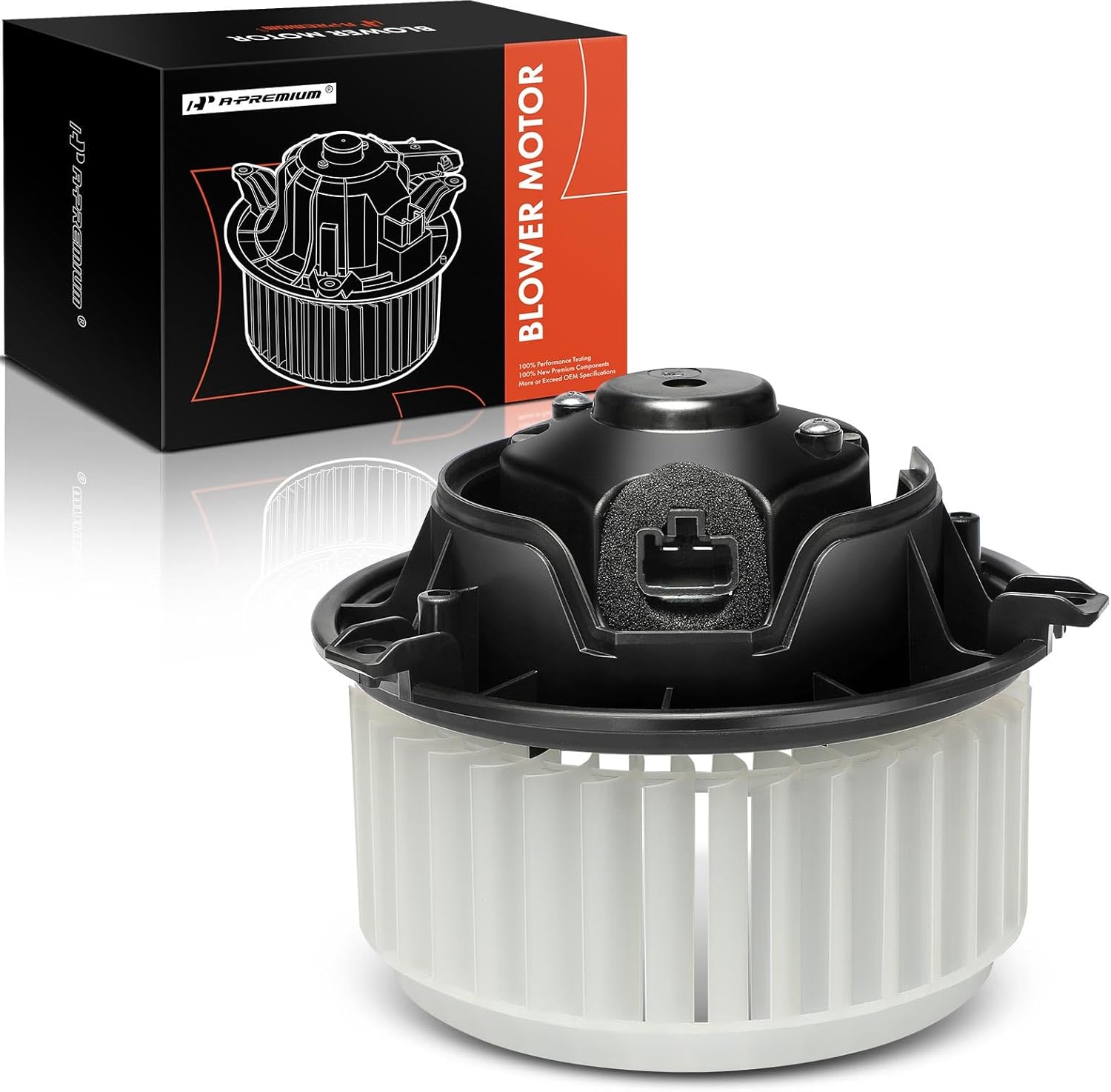 A-Premium Front HVAC Heater Blower Motor Compatible with Chevrolet 2012-2020 Sonic, 2013-2022 Trax & Buick 2014-2022 Encore, with Fan Cage