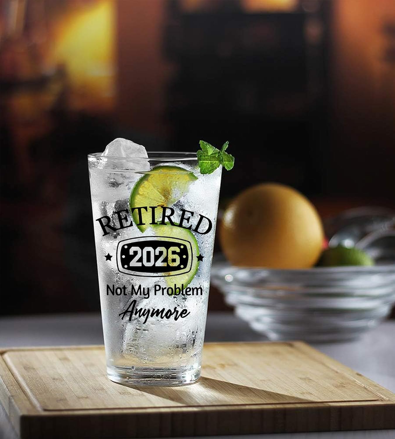 Retirement Gifts for Men Beer Glass, Retired 2026 Beer Glass, Funny Happy Retirement Gifts for Dad Grandpa Coworker Boss Friend Colleague Leader Teacher Nurse, Birthday for Retiree - Image 2