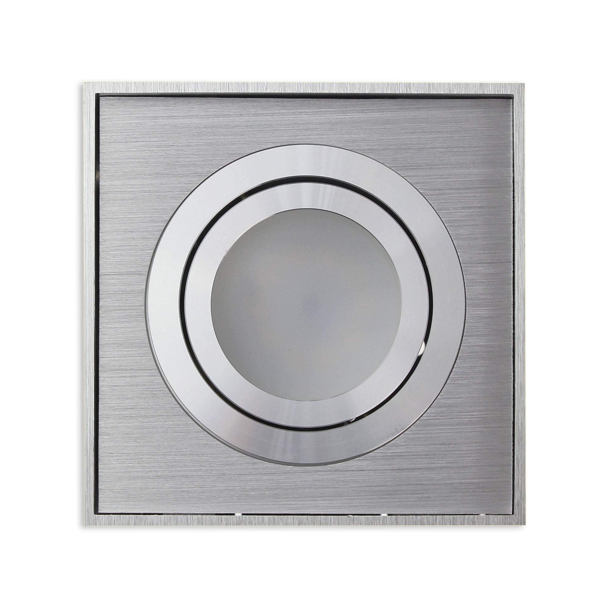 LED Aufbauleuchte Eckig – 3 Watt, Warmweiß, GU10, Schwenkbar, 97x125mm, Für Decke Oder Wand